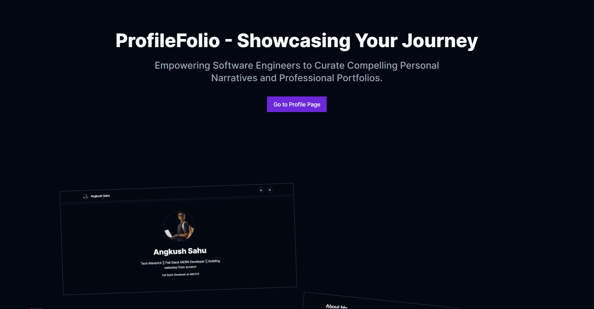 ProfileFolio